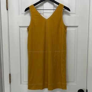 THML Mustard Yellow Sleeveless Sheath Mini Dress - Size XS
